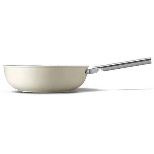 Wok antiaderente Smeg Anni 50 WOF3002CRM | 30cm - Creme - Image 2