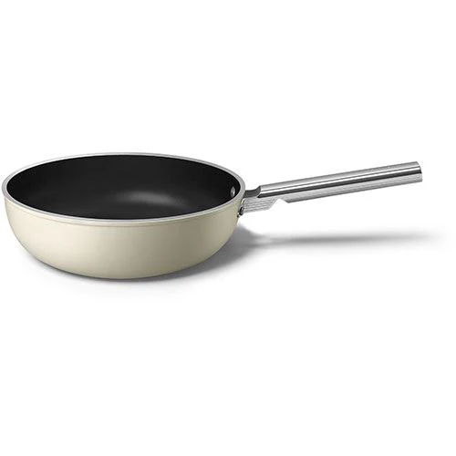 Wok antiaderente Smeg Anni 50 WOF3002CRM | 30cm - Creme - Image 3