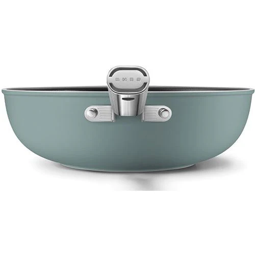 Wok antiaderente Smeg Anni 50 WOF3002EGM | 30cm - Verde esmeralda - Image 4