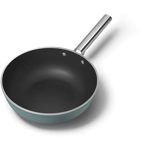 Wok antiaderente Smeg Anni 50 WOF3002EGM | 30cm - Verde esmeralda - Image 8
